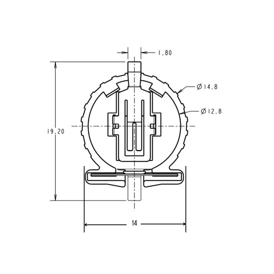 CR1220 Cell Battery Holder (Output 3V)