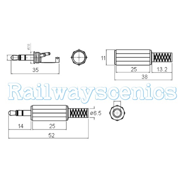 Audio Jack 3.5mm (Male)