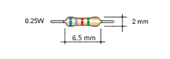 100 Resistori 360 Ohm 1/4W, Film Metallico, Tolleranza ±1%, Resistenza A Filo Assiale, Per Arduino E Progetti Elettronici - 2