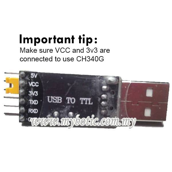 Xiwai USB 2.0 Typ-A Auf TTL Konverter CH340G – 3,3V/5V UART Modul Für Arduino Xiwai USB 2.0 Typ-A Auf TTL Konverter CH340G – 3,3V/5V UART Modul Für Arduino